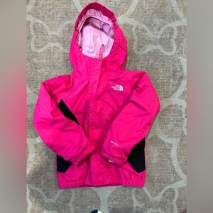 North face Toddler girls pink 3 in 1 coat